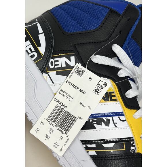 Adidas GW4399 Golden State Warriors Mens Size 10 Entrap Mid Basketball Shoes